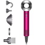 Фен Dyson Supersonic (Суперсоник) HD07 (Фуксия Никель) с дорожной сумкой