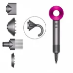 Фен Dyson Supersonic HD07 (Антрацит Фуксия) с дорожным чехлом и комплектом расчесок